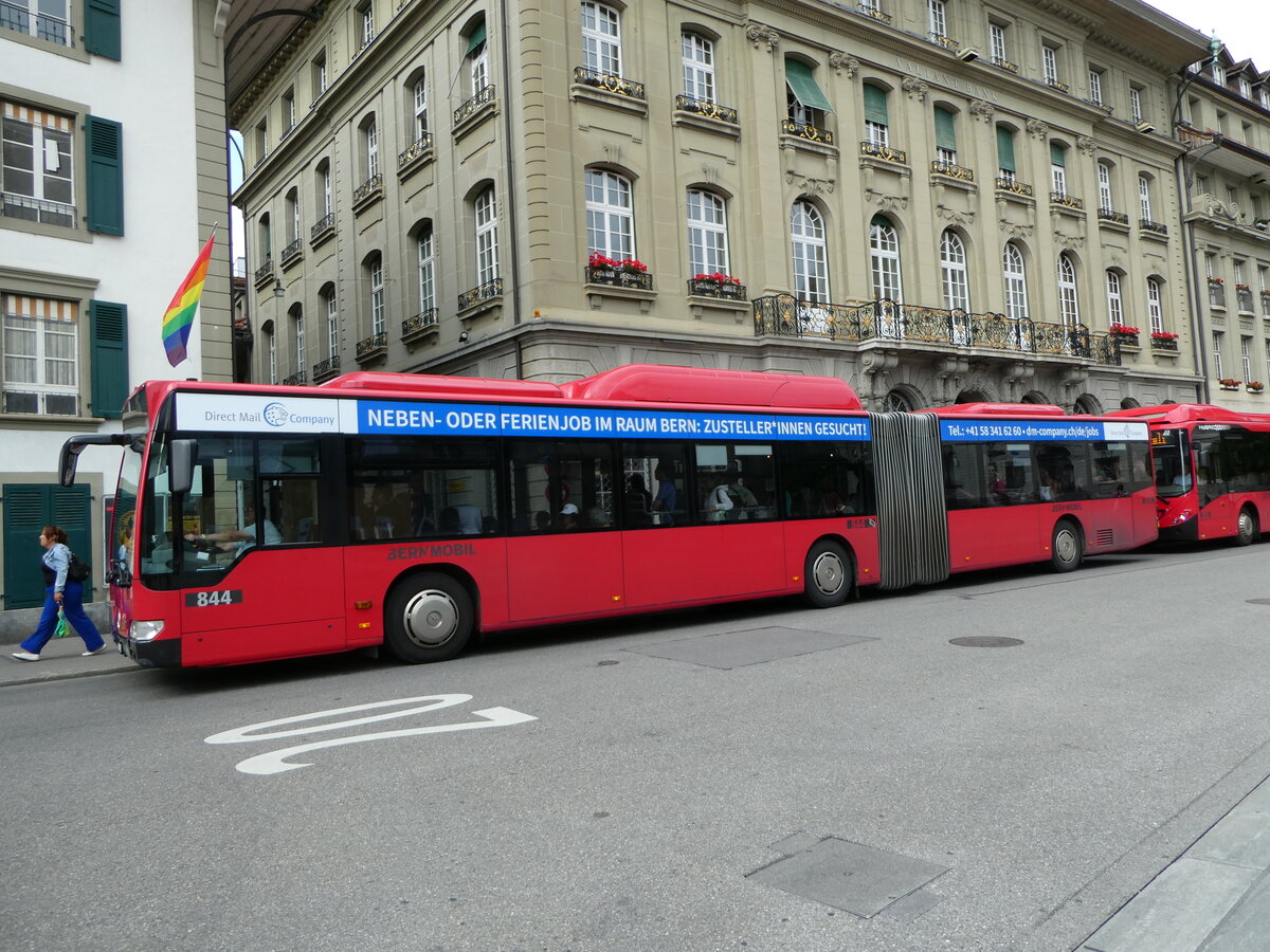 (252'955) - Bernmobil, Bern - Nr. 844/BE 671'844 - Mercedes am 24. Juli 2023 in Bern, Bundesplatz