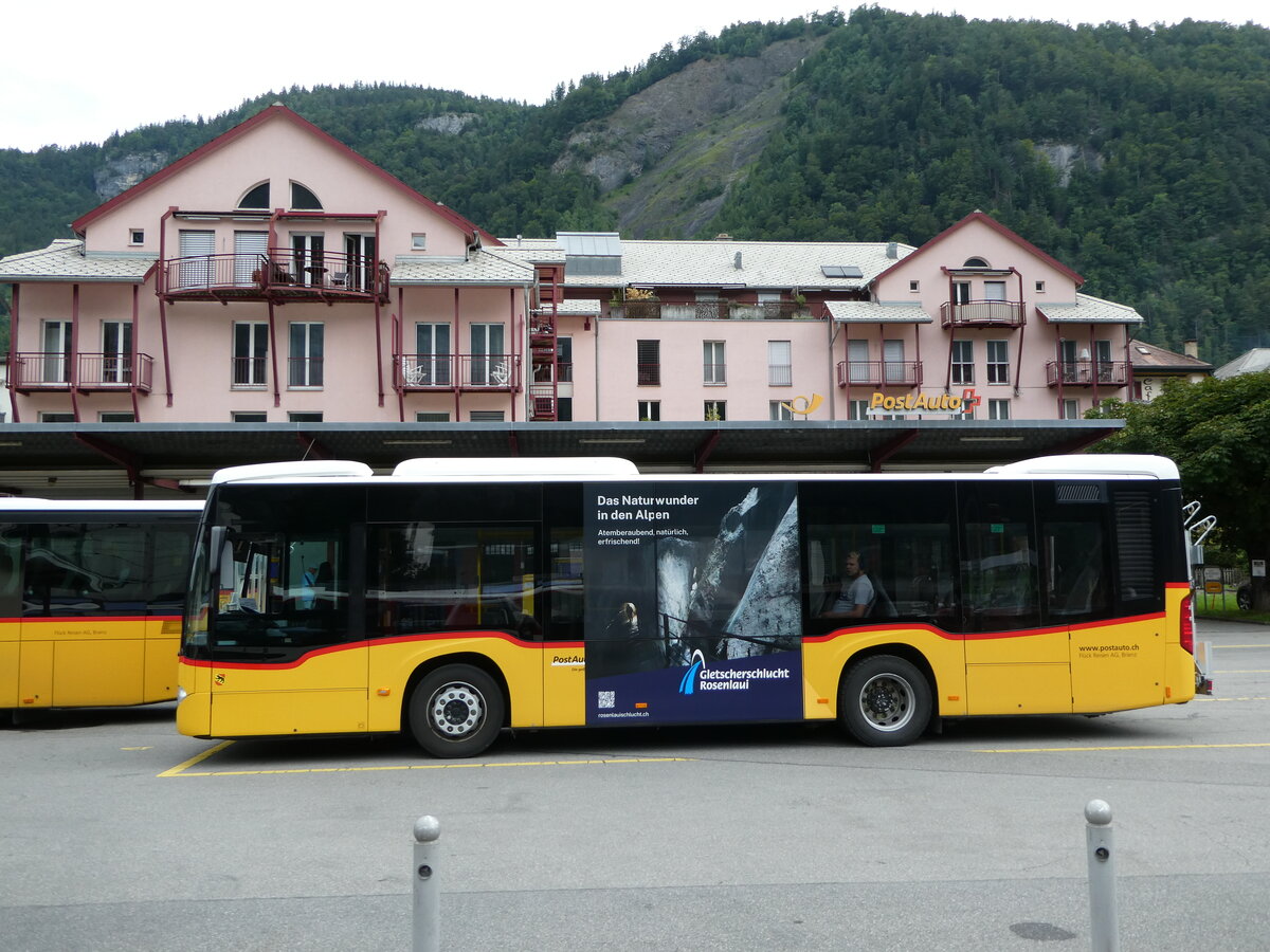 (253'119) - Flck, Brienz - Nr. 23/BE 868'723/PID 11'528 - Mercedes am 29. Juli 2023 in Meiringen, Postautostation