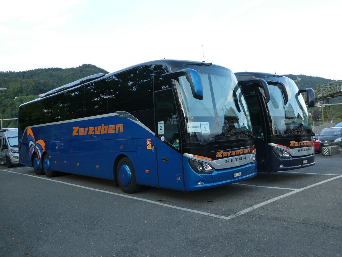 (253'259) - Zerzuben, Visp-Eyholz - Nr. 8/VS 37'343 - Setra am 31. Juli 2023 in Thun, Seestrasse