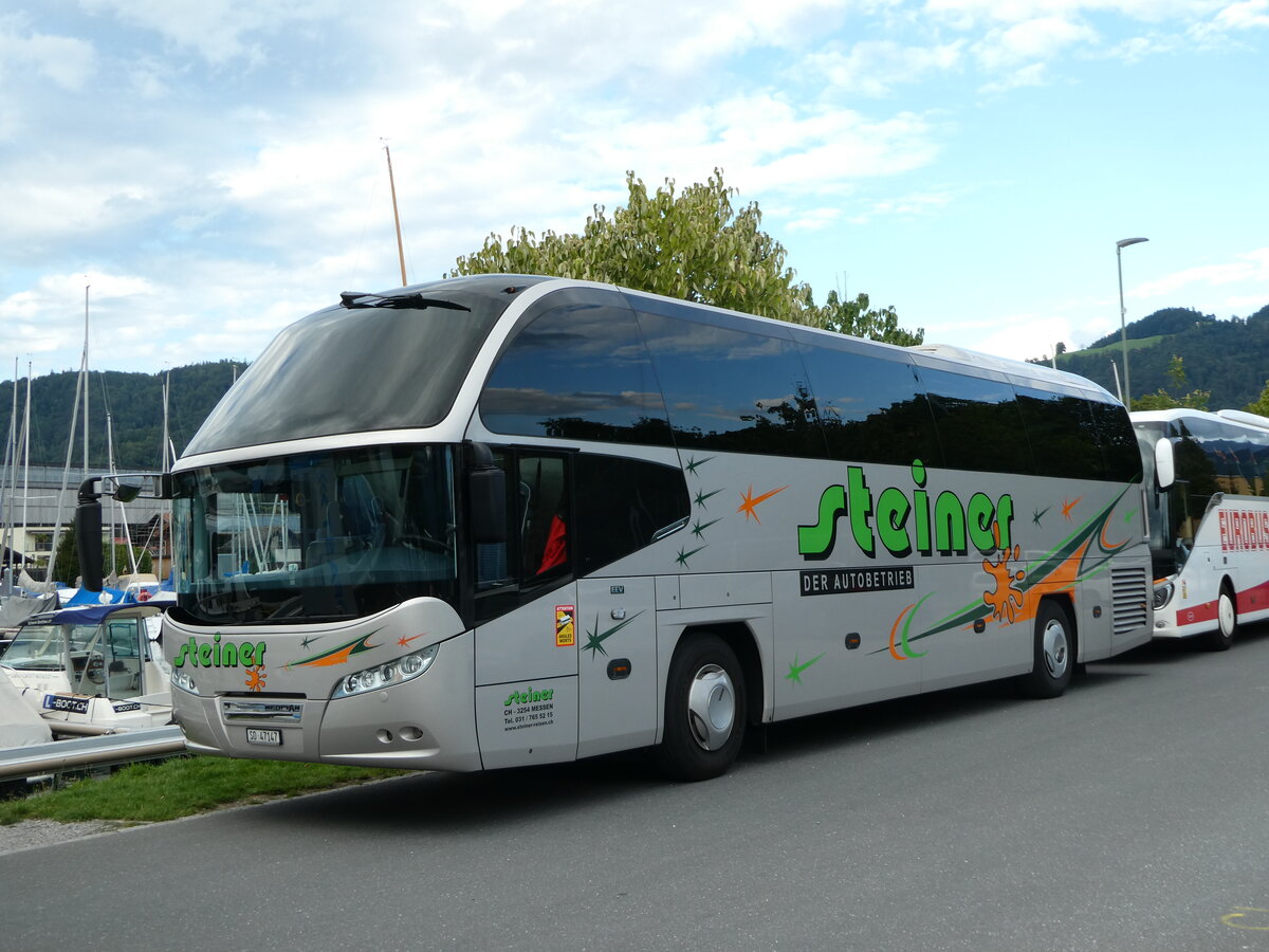 (253'441) - Steiner, Messen - SO 47'147 - Neoplan am 5. August 2023 in Thun, Strandbad