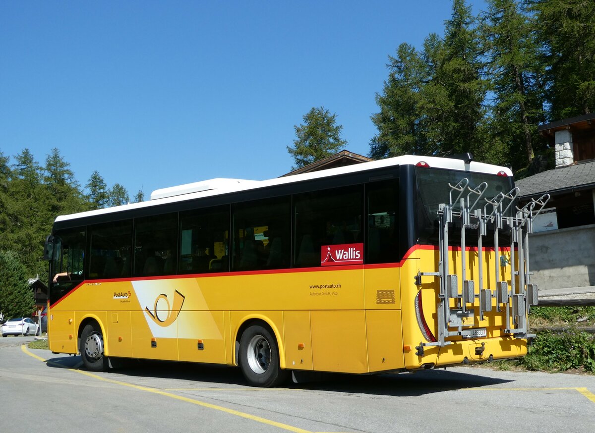 (253'829) - Autotour, Visp - VS 48'333/PID 10'518 - Iveco (ex VS 455'577) am 15. August 2023 auf der Moosalp