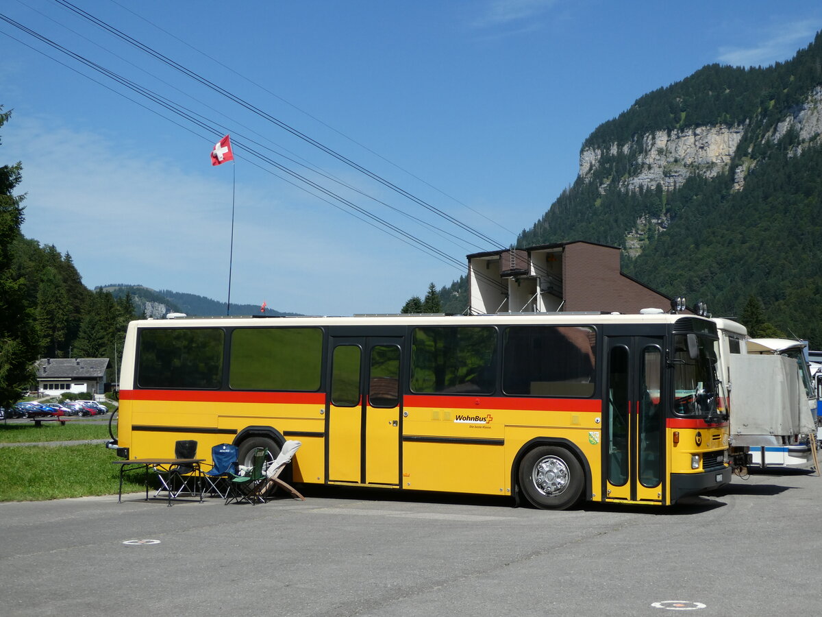 (254'007) - Bchi, Wil - TG 44'951 - NAW/Hess (ex Kng, Beinwil PID 952; ex Voegtlin-Meyer, Brugg Nr. 79) am 19. August 2023 in Hoch-Ybrig, Talstation Weglosen