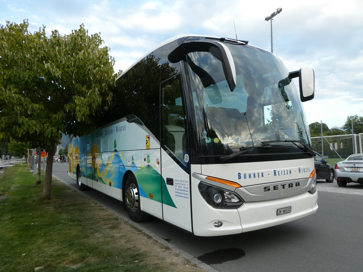 (254'060) - Bhrer, Hirzel - ZH 66'137 - Setra am 19. August 2023 in Thun, Strandbad