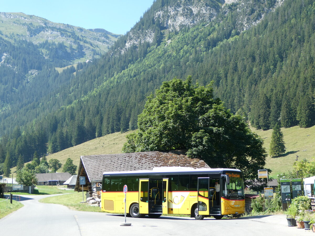 (254'123) - Spring, Schwenden - BE 26'672/PID 11'592 - Iveco am 22. August 2023 in Grimmialp, Hotel Spillgerten 