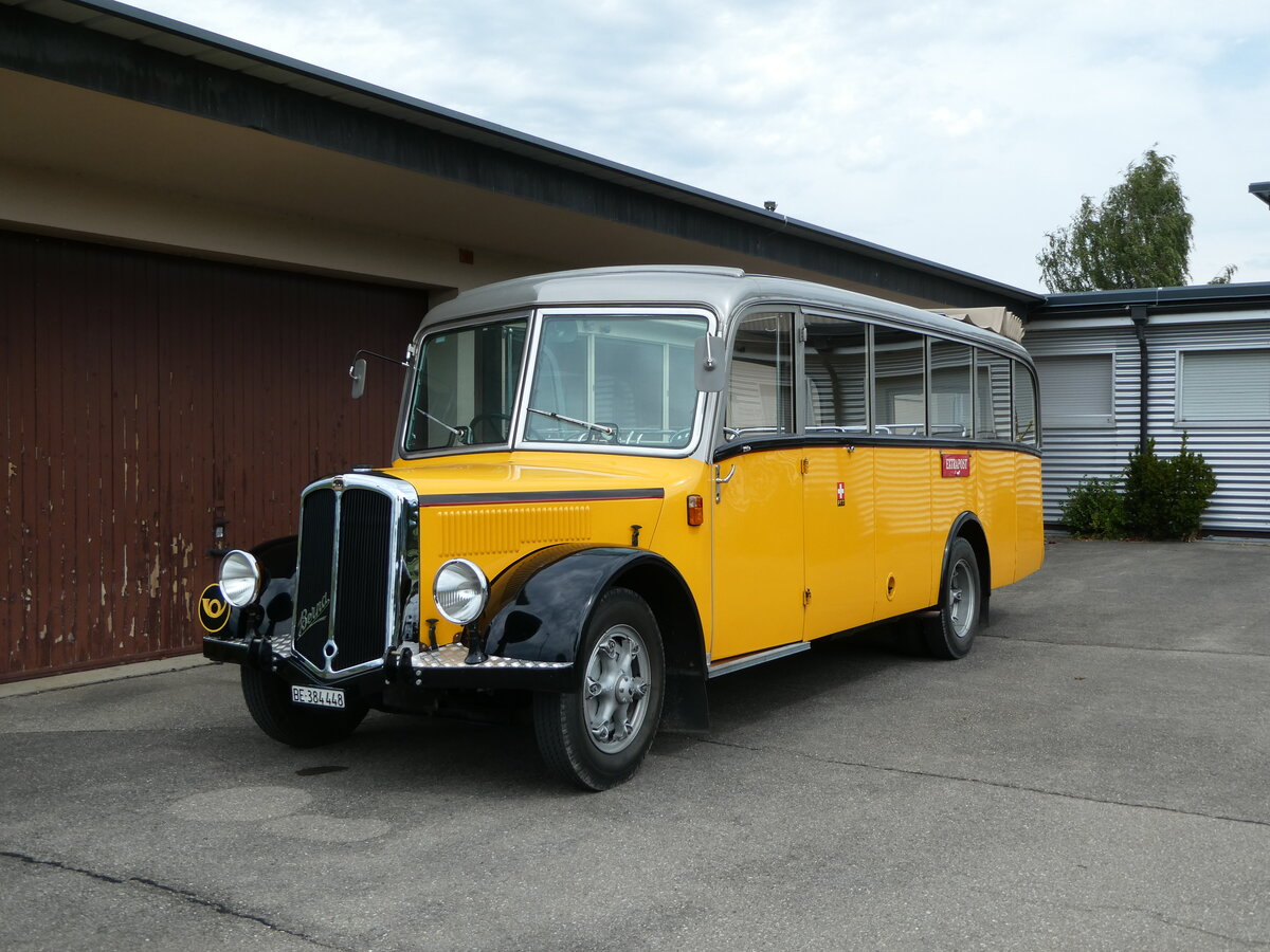 (254'195) - Museum fr Kommunikation, Bern - BE 384'448 - Berna/Hess (ex P 22'026; ex P 1655) am 25. August 2023 in Mamishaus, Depot MfK