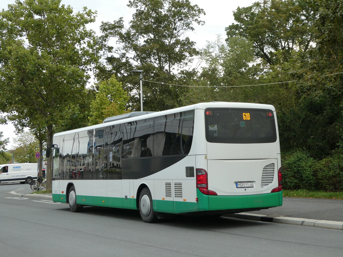 (254'319) - Reichert, Zellingen - MSP-YX 44 - Setra am 29. August 2023 beim Bahnhof Wrzburg