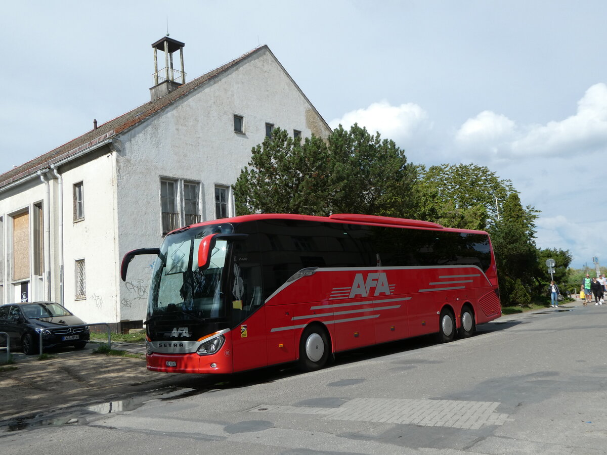 (254'463) - Aus der Schweiz: AFA Adelboden - Nr. 16/BE 21'181 - Setra am 31. August 2023 in Ahlbeck, Rathaus