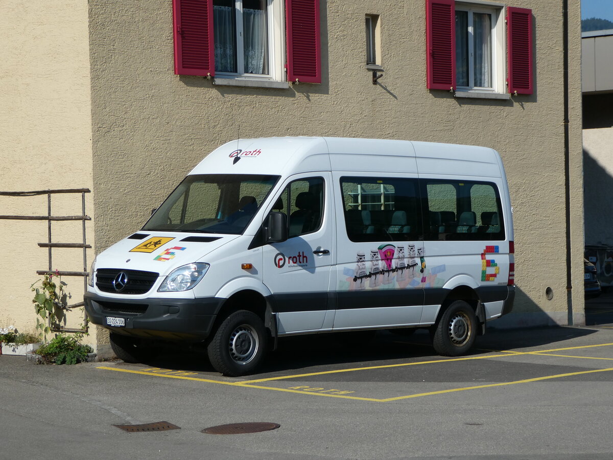 (254'958) - Roth, Nesslau - SG 224'106 - Mercedes am 9. September 2023 in Nesslau, Postgarage