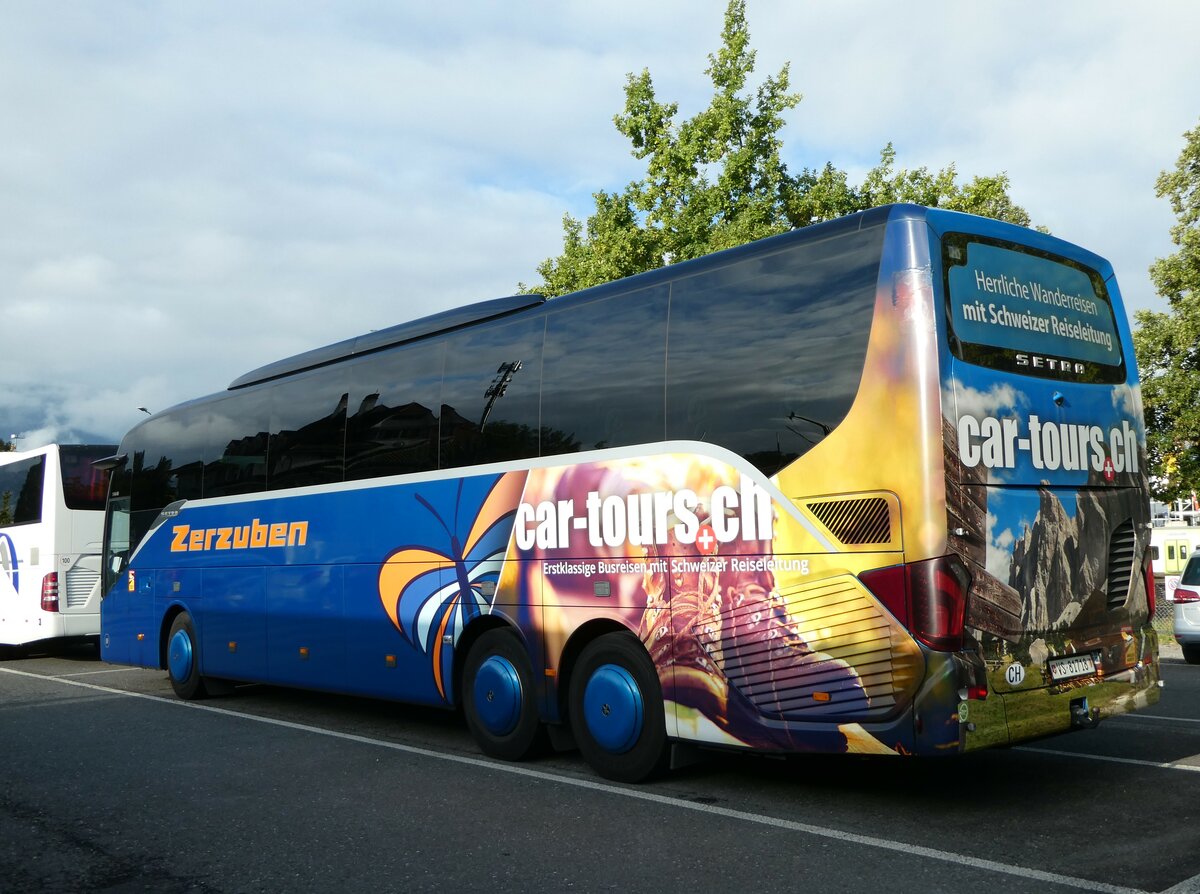 (255'173) - Zerzuben, Visp-Eyholz - Nr. 9/VS 81'718 - Setra am 14. September 2023 in Thun, Seestrasse