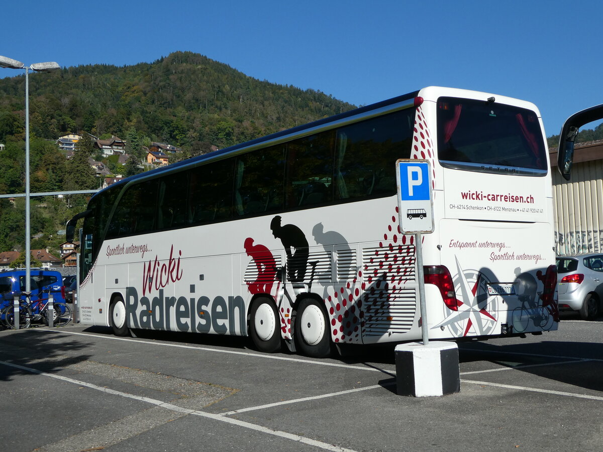 (255'543) - Wicki, Schenkon - LU 286'777 - Setra am 25. September 2023 in Thun, Seestrasse