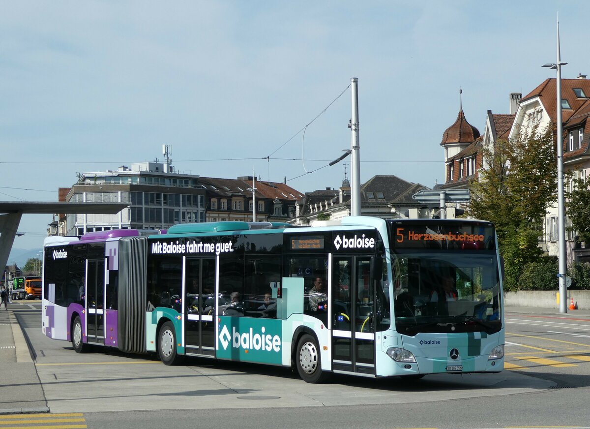 (255'644) - BSU Solothurn - Nr. 56/SO 189'056 - Mercedes am 28. September 2023 beim Hauptbahnhof Solothurn