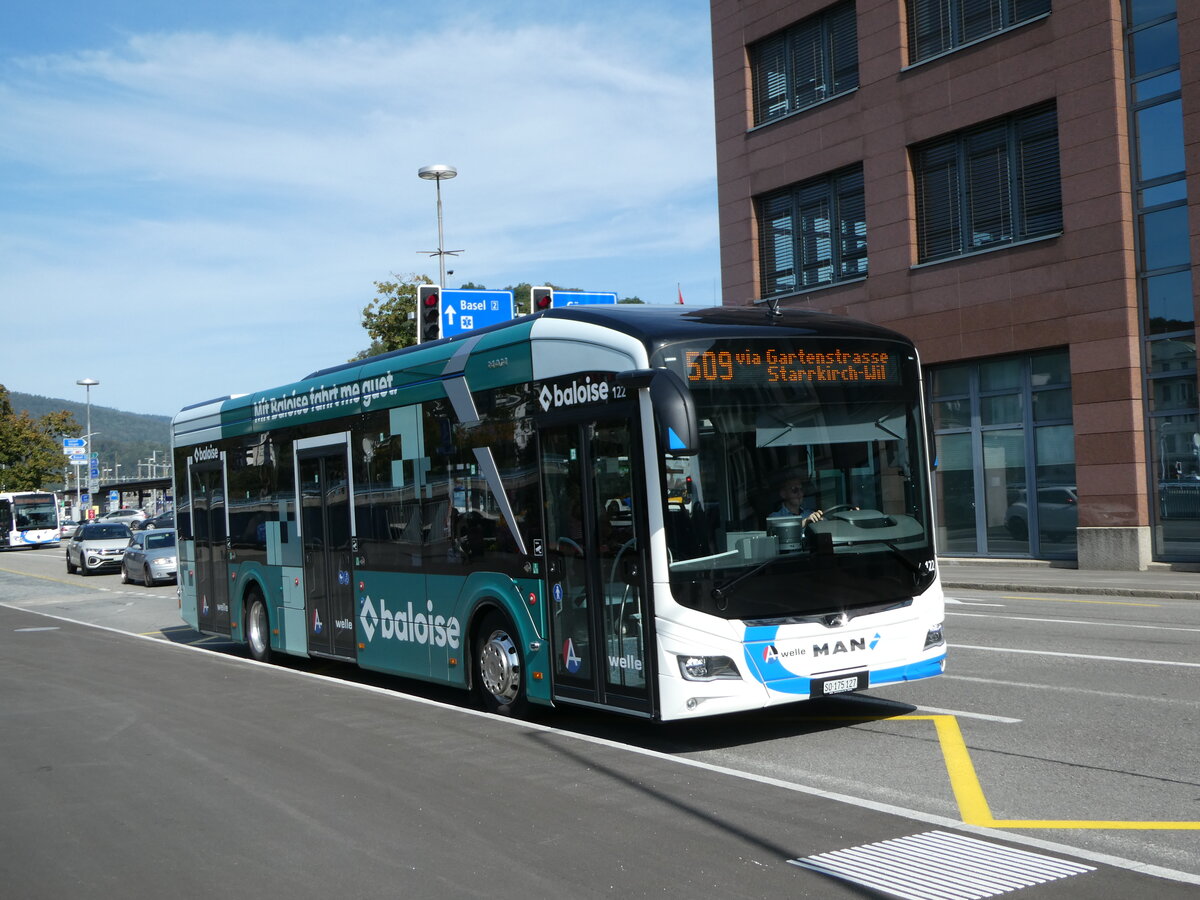 (255'676) - BOGG Wangen b.O. - Nr. 122/SO 175'127 - MAN am 28. September 2023 beim Bahnhof Olten