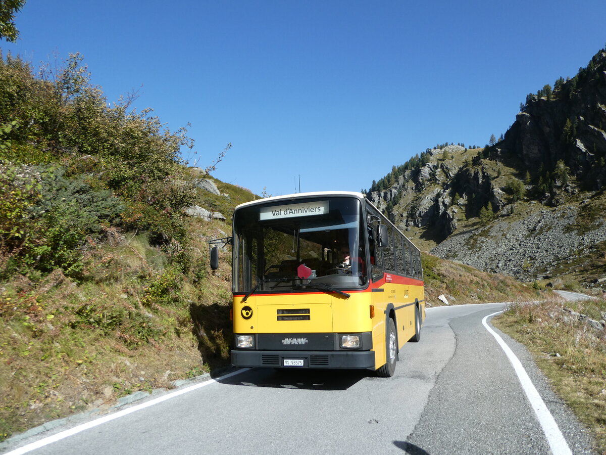 (256'022) - Oser, Brchen - VS 93'575 - NAW/Lauber (ex Epiney, Ayer PID 1076) am 8. Oktober 2023 bei Grimentz