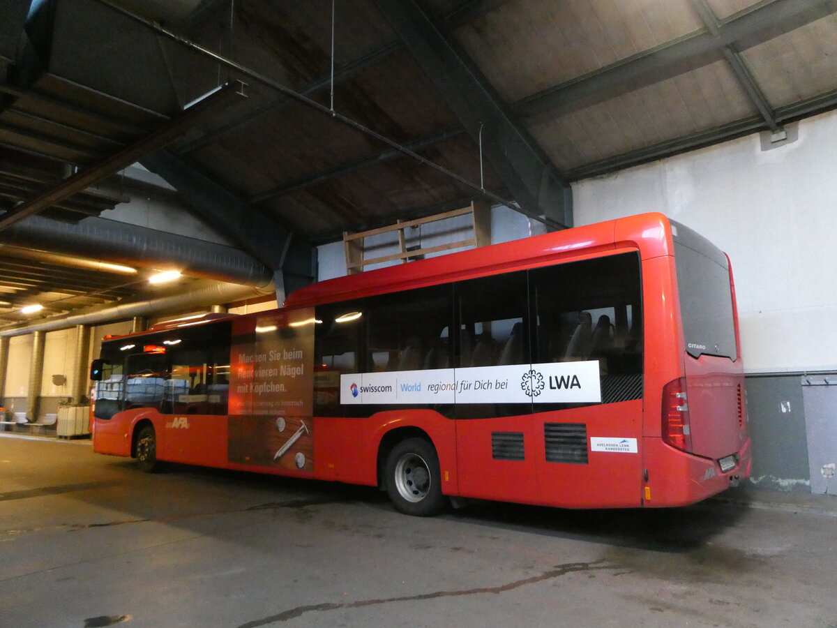 (256'817) - AFA Adelboden - Nr. 96/BE 823'926 - Mercedes am 7. November 2023 in Adelboden, Busstation