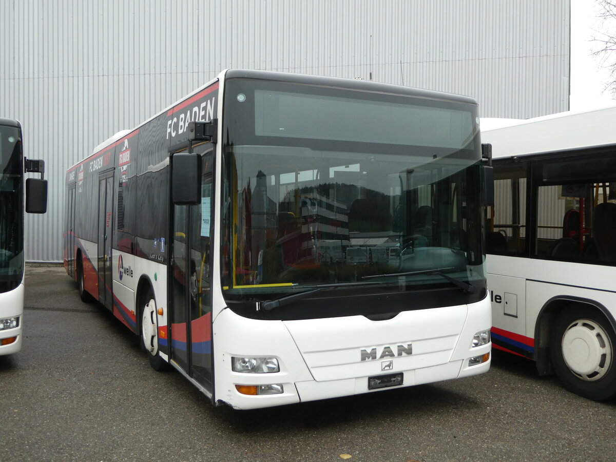 (257'150) - RVBW Wettingen - Nr. 83 - MAN am 18. November 2023 in Winterthur, Daimler Buses