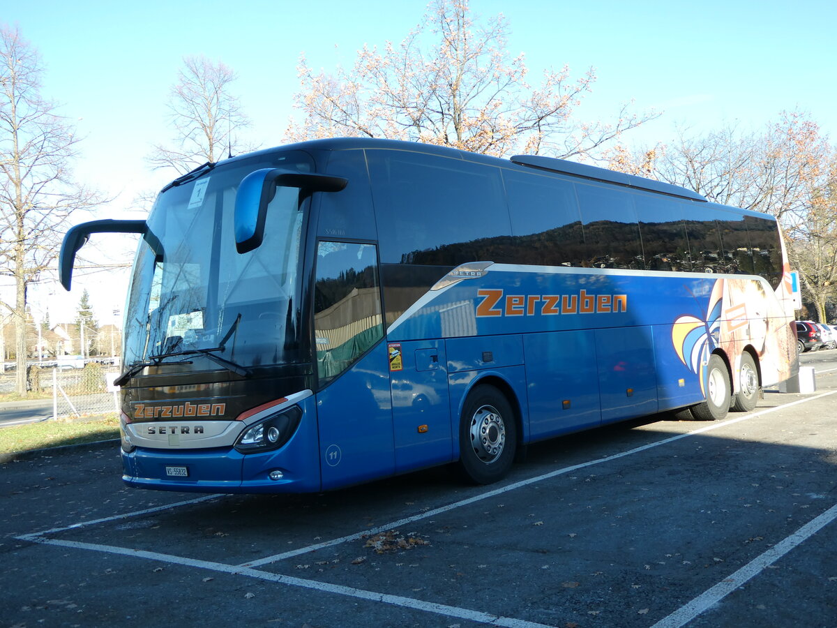 (257'312) - Zerzuben, Visp-Eyholz - Nr. 11/VS 55'832 - Setra am 29. November 2023 in Thun, Seestrasse