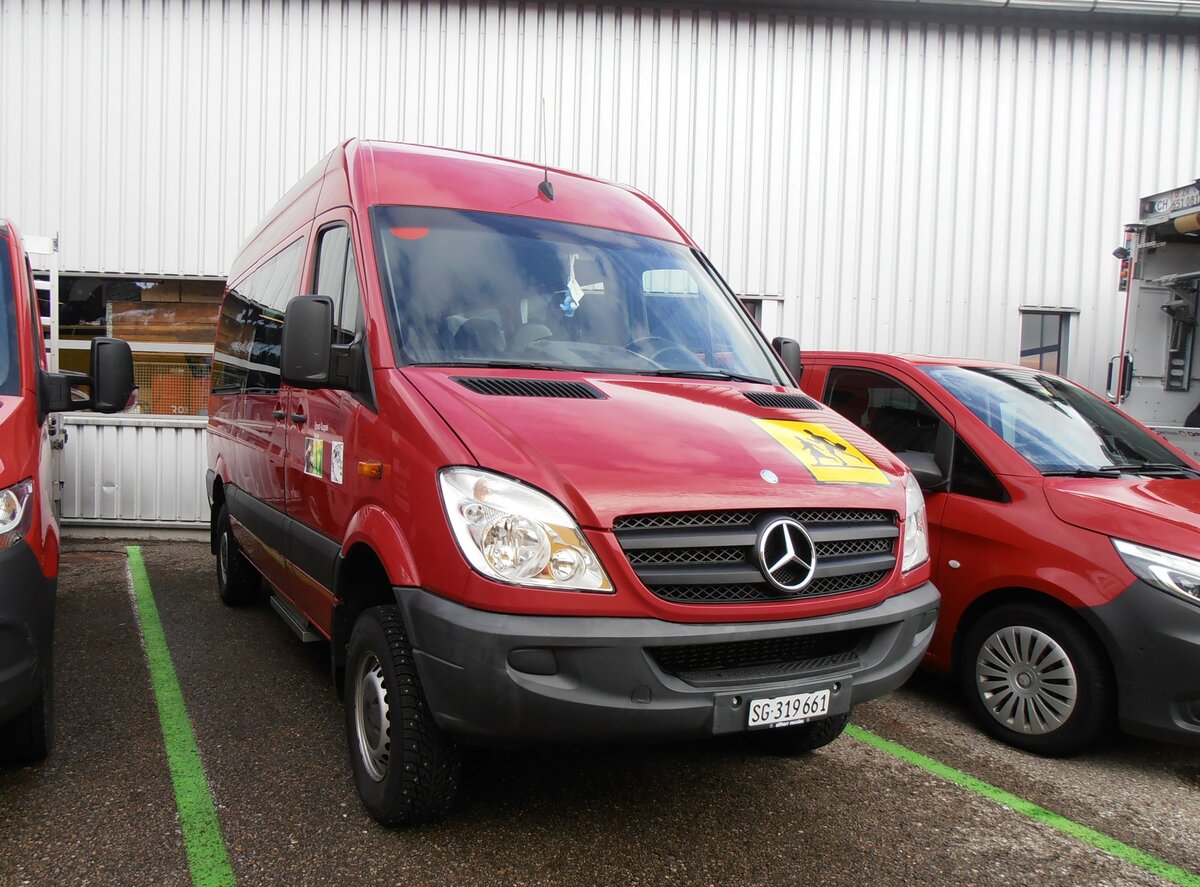 (257'854) - Gemeinde, Ebnat-Kappel - SG 319'661 - Mercedes am 23. Dezember 2023 in Nesslau, Altherr