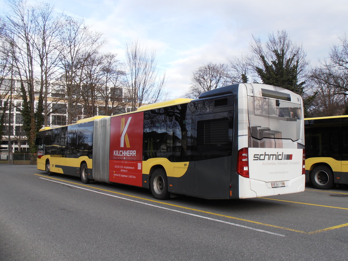 (258'046) - STI Thun - Nr. 708/BE 865'708 - Mercedes am 31. Dezember 2023 bei der Schifflndte Thun