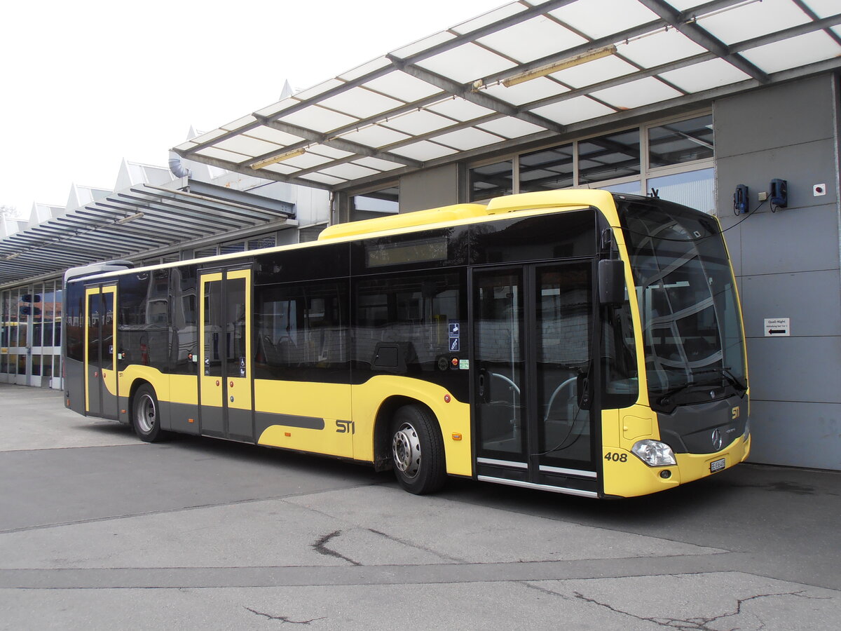 (258'104) - STI Thun - Nr. 408/BE 836'408 - Mercedes am 2. Januar 2024 in Thun, Garage