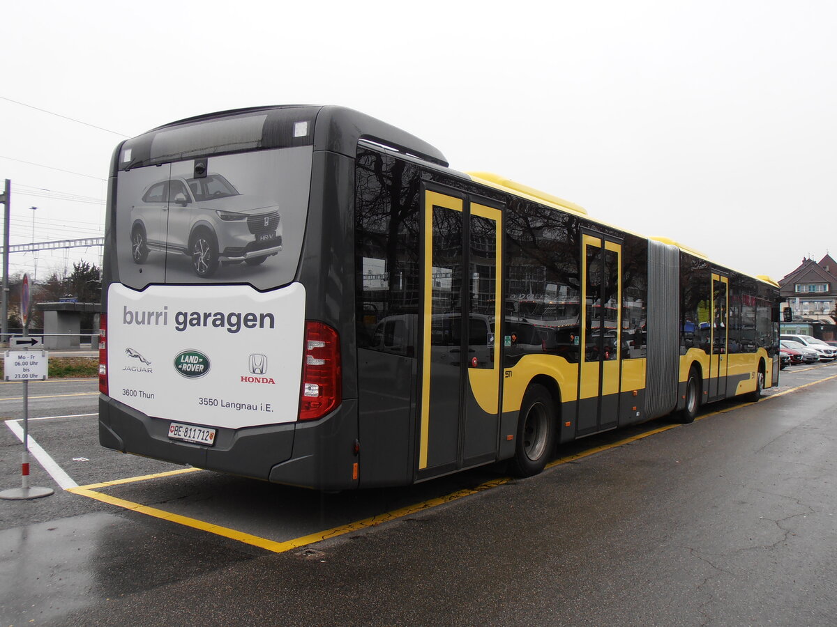 (258'119) - STI Thun - Nr. 712/BE 811'712 - Mercedes am 5. Januar 2024 in Thun, CarTerminal