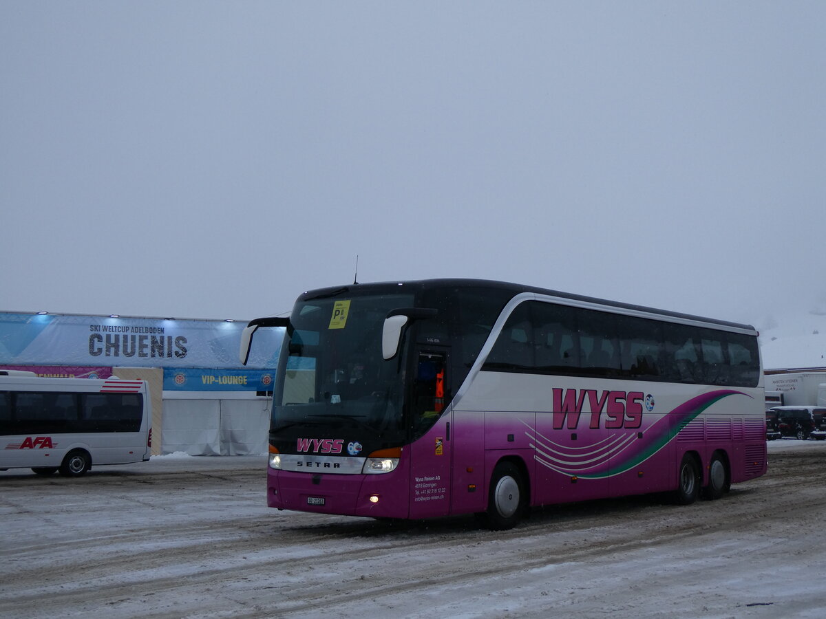 (258'242) - Wyss, Boningen - SO 21'263 - Setra am 6. Januar 2024 in Adelboden, Weltcup