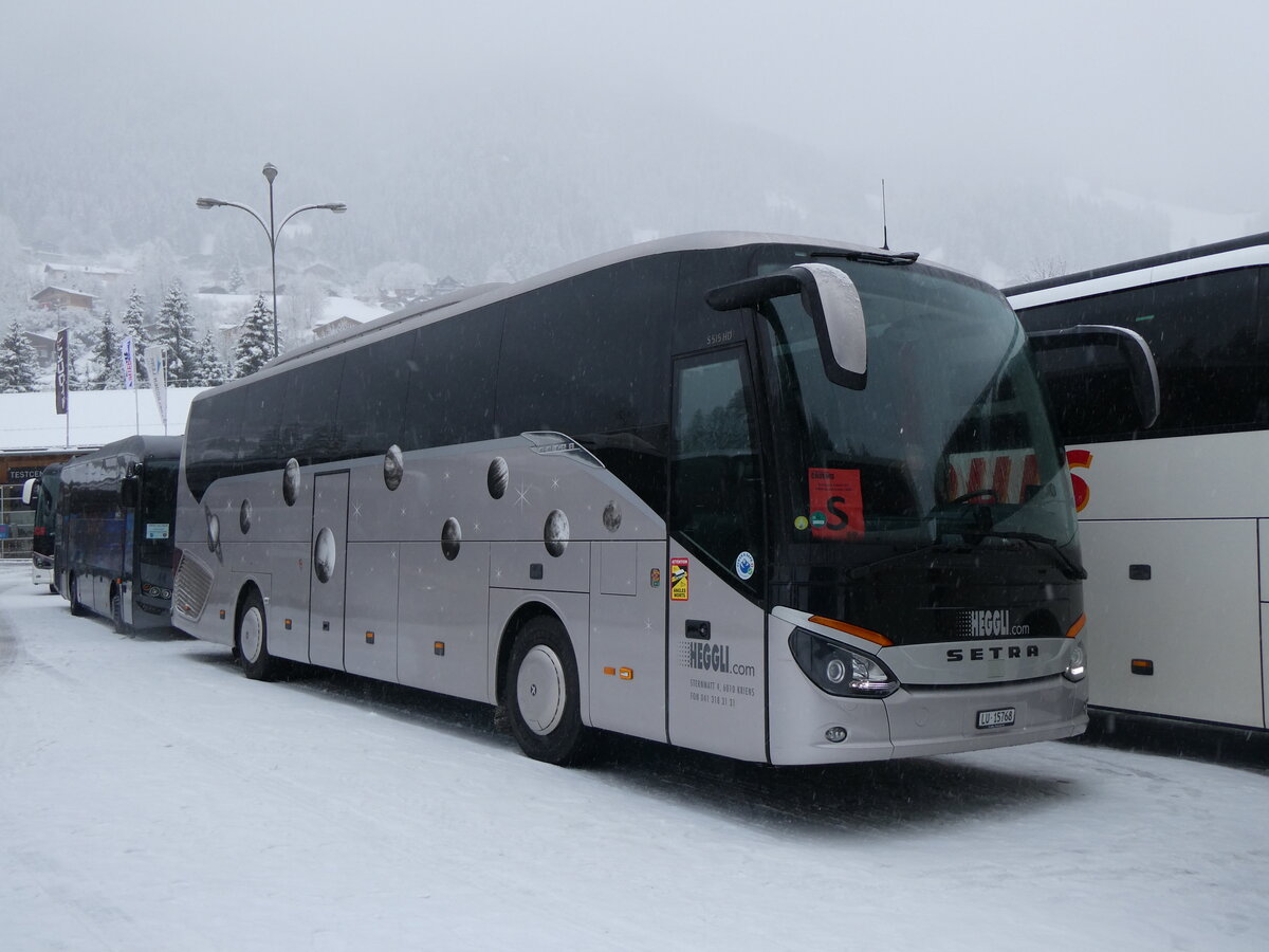 (258'381) - Heggli, Kriens - Nr. 38/LU 15'768 - Setra am 6. Januar 2024 in Adelboden, ASB