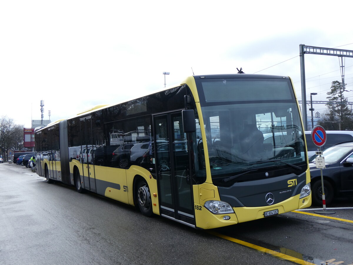 (258'740) - STI Thun - Nr. 182/BE 804'182 - Mercedes am 15. Januar 2024 in Thun, CarTerminal