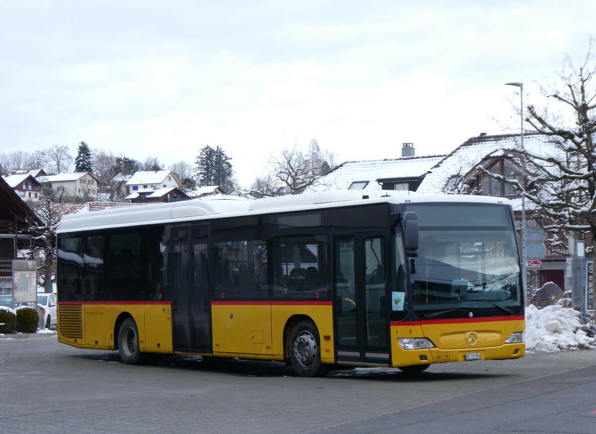 (258'819) - Engeloch, Riggisberg - Nr. 6/BE 737'965/PID 4846 - Mercedes am 22. Januar 2024 in Riggisberg, Post