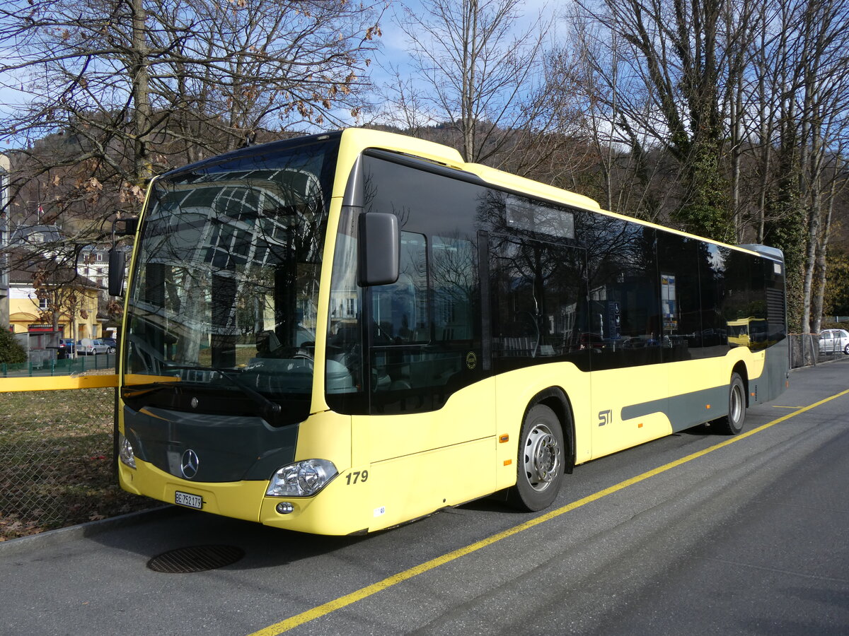 (259'038) - STI Thun - Nr. 179/BE 752'179 - Mercedes am 30. Januar 2024 bei der Schifflndte Thun