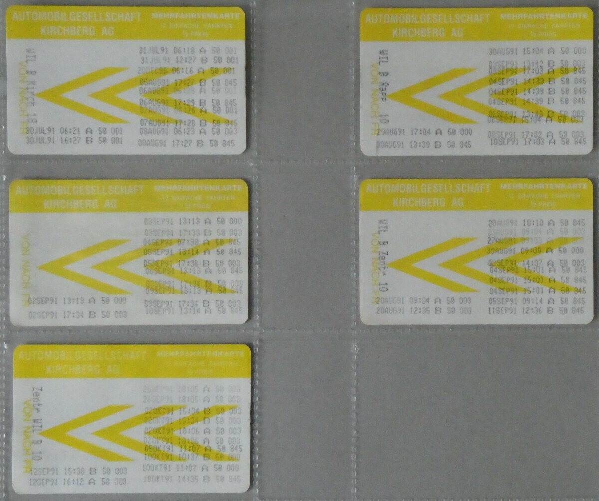 (259'273) - AKAG-Mehrfahrtenkarten am 11. Februar 2024 in Thun