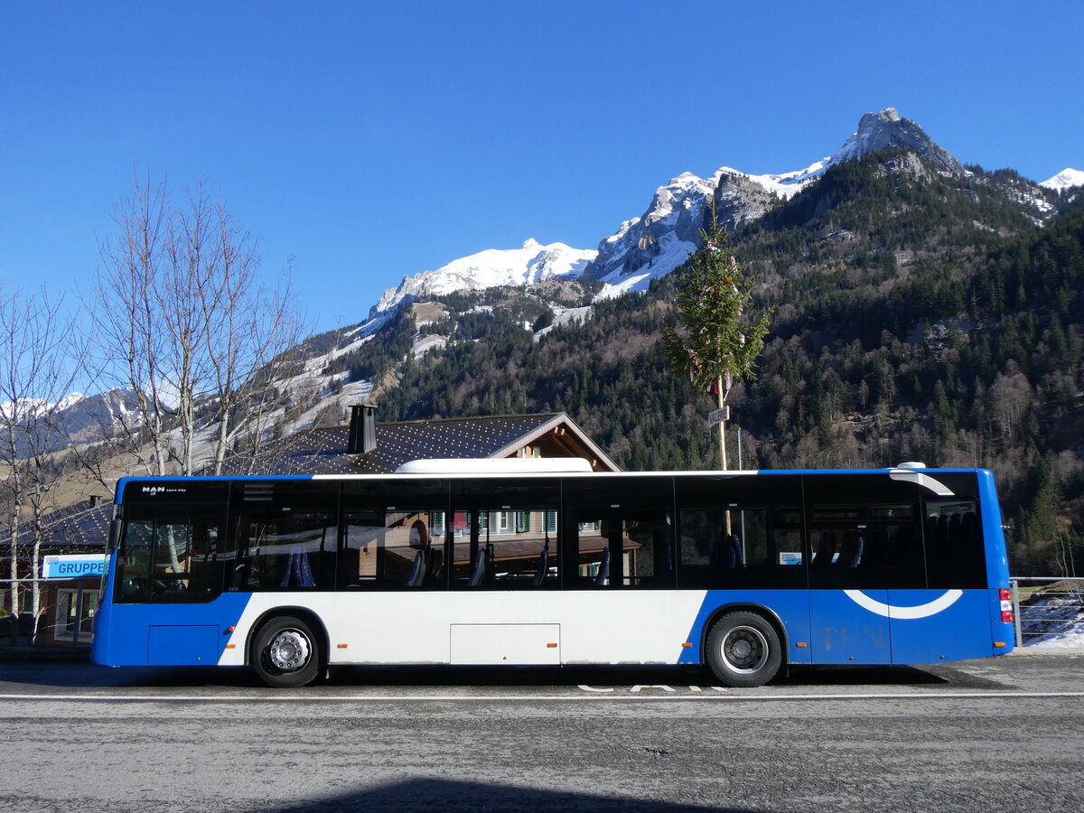 (259'291) - Koch, Giswil - Nr. 111/OW 29'122 - MAN (ex TPN Nyon Nr. 111) am 13. Februar 2024 auf der Stckalp