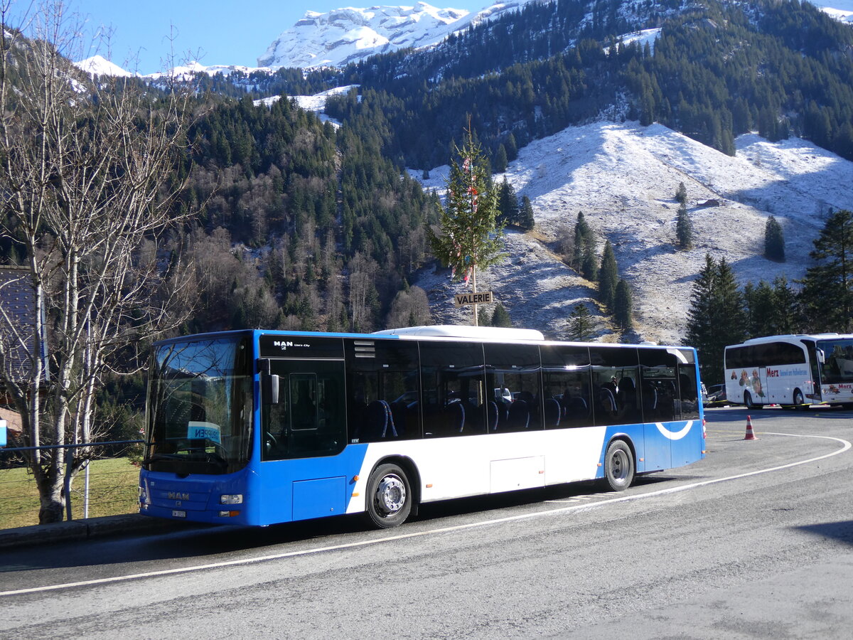 (259'292) - Koch, Giswil - Nr. 111/OW 29'122 - MAN (ex TPN Nyon Nr. 111) am 13. Februar 2024 auf der Stckalp