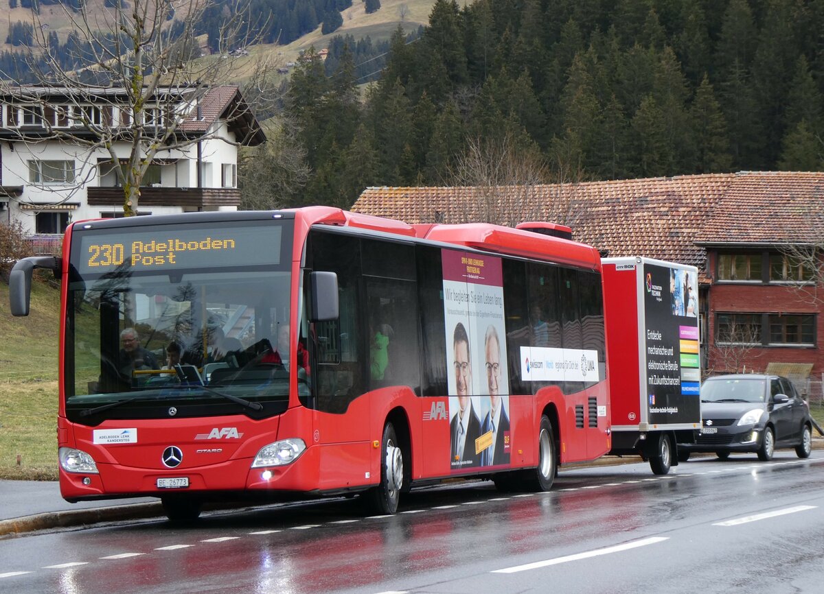 (259'511) - AFA Adelboden - Nr. 27/BE 26'773 - Mercedes am 22. Februar 2024 in Adelboden, Oey