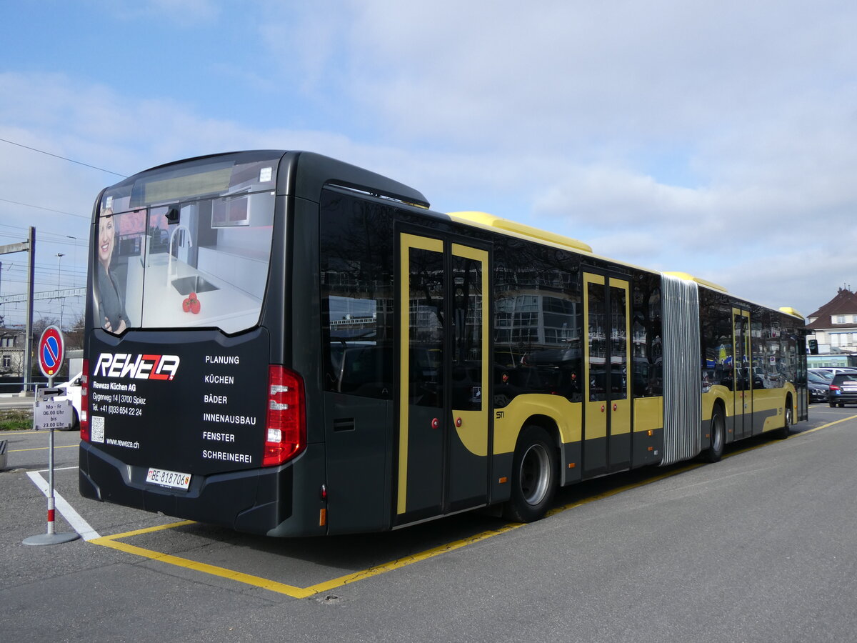 (259'784) - STI Thun - Nr. 706/BE 818'706 - Mercedes am 29. Februar 2024 in Thun, CarTerminal