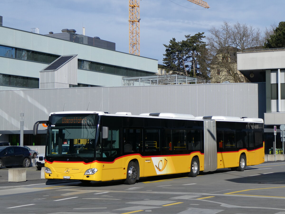 (259'837) - PostAuto Bern - Nr. 10'688/BE 734'634/PID 10'688 - Mercedes (ex Nr. 634) am 2. Mrz 2024 in Bern, Postautostation