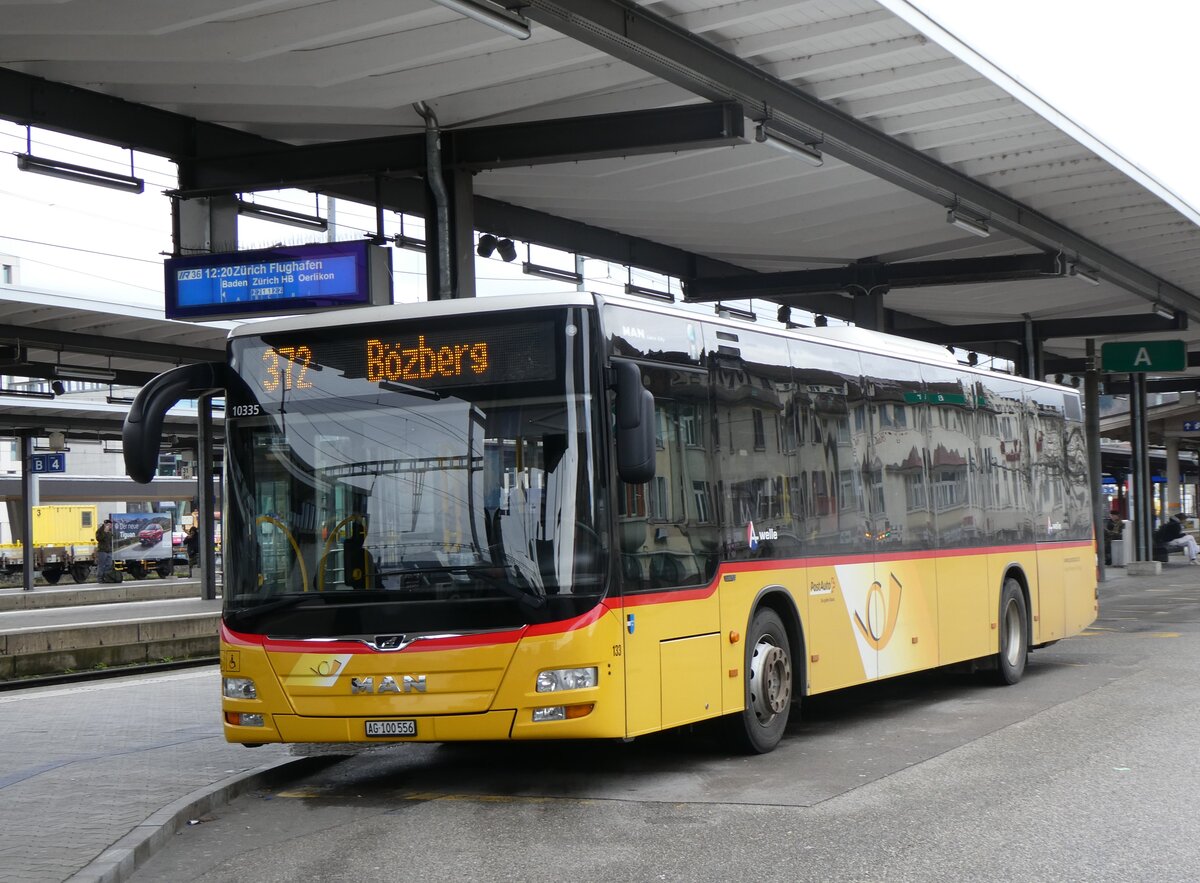 (260'752) - Voegtlin-Meyer, Brugg - Nr. 133/AG 100'556/PID 10'335 - MAN am 28. Mrz 2024 beim Bahnhof Brugg