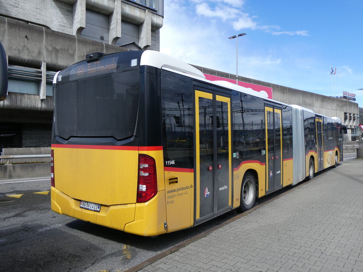 (260'774) - Voegtlin-Meyer, Brugg - Nr. 127/AG 561'411/PID 11'546 - Mercedes am 28. Mrz 2024 beim Bahnhof Brugg