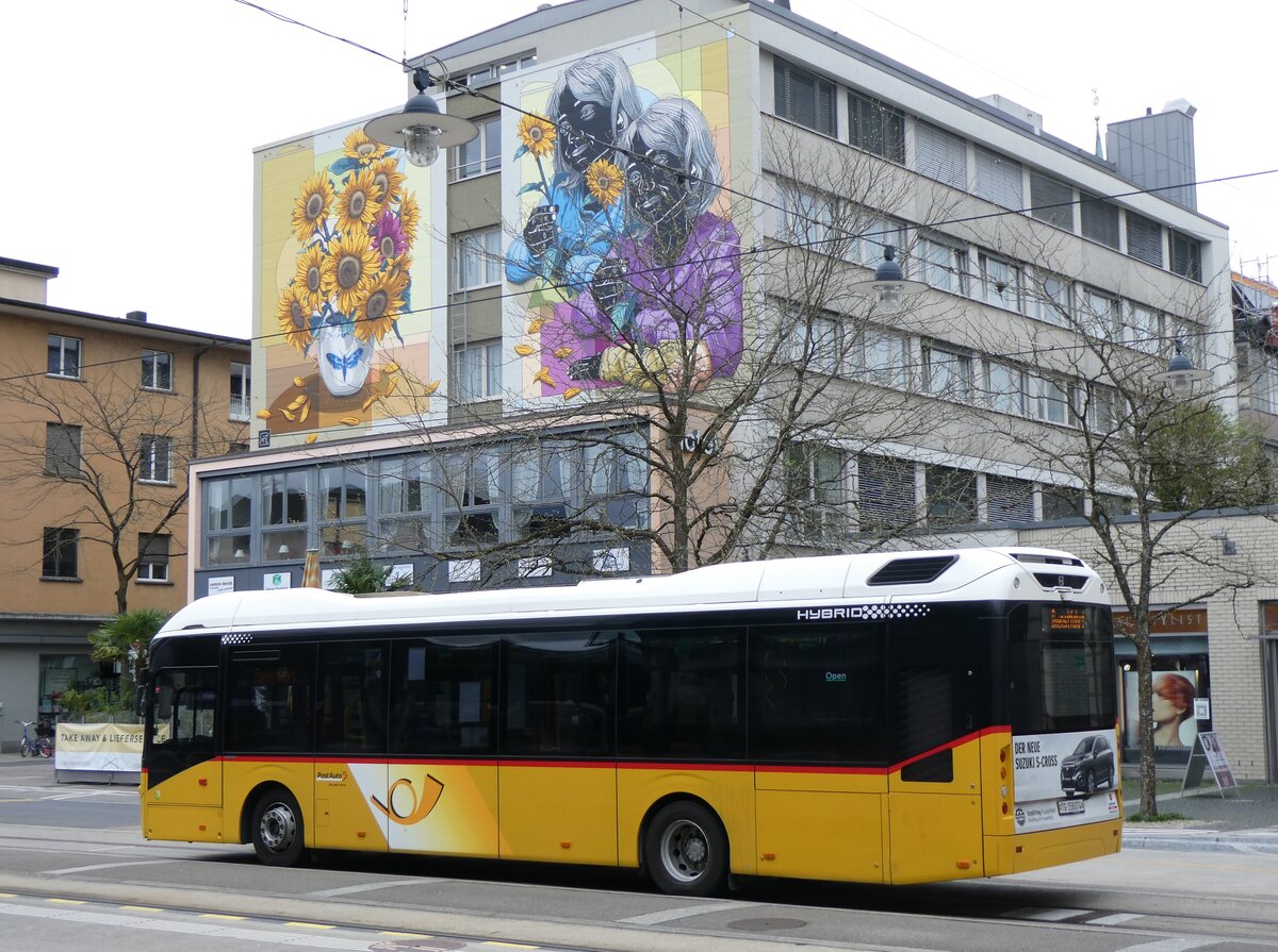 (261'120) - PostAuto Ostschweiz - TG 158'074/PID 11'229 - Volvo am 9. April 2024 beim Bahnhof Frauenfeld