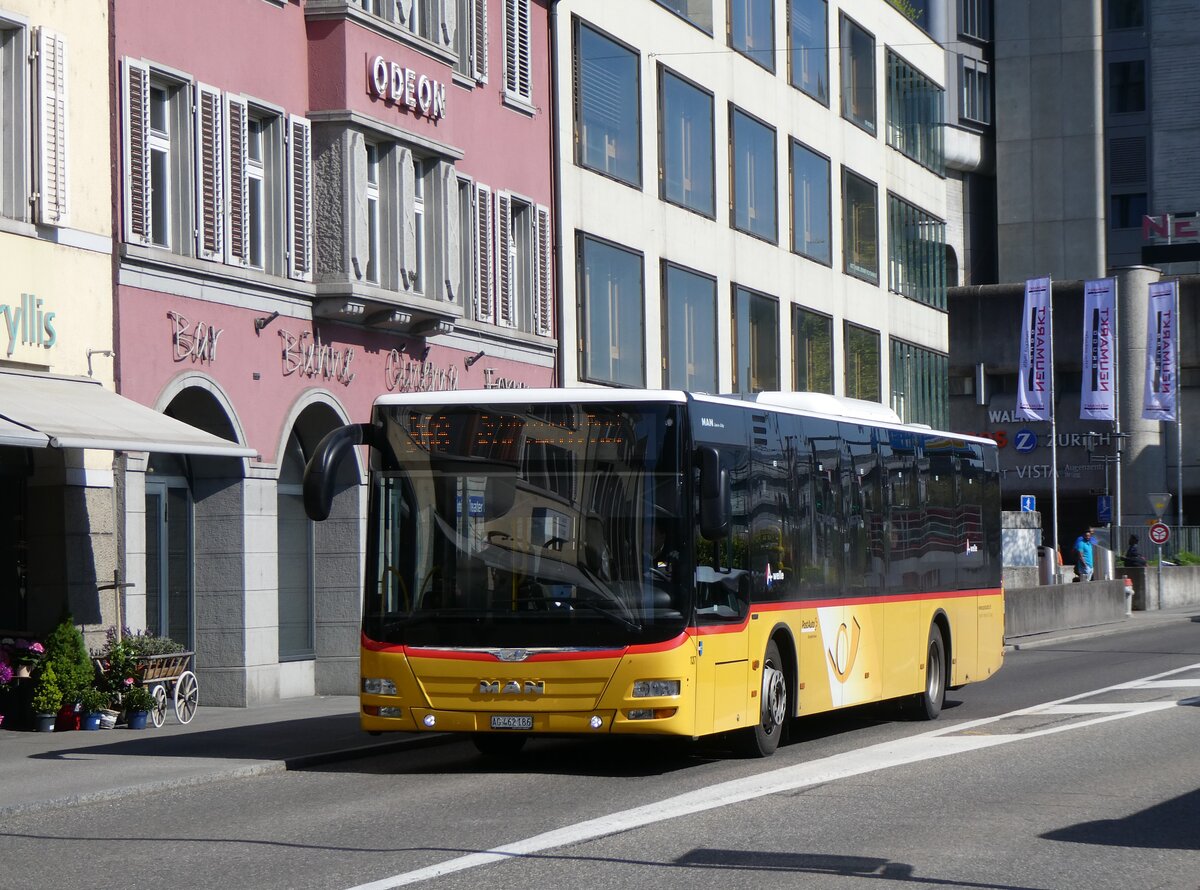 (261'129) - Voegtlin-Meyer, Brugg - Nr. 137/AG 462'186/PID 10'631 - MAN am 12. April 2024 beim Bahnhof Brugg