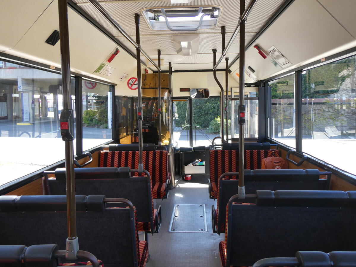 (261'764) - BSF Hochdorf - Nr. 11/LU 151'690 - Neoplan (ex Mder, Schwanden) am 27. April 2024 in Brugg, Bahnpark (Innenaufnahme)