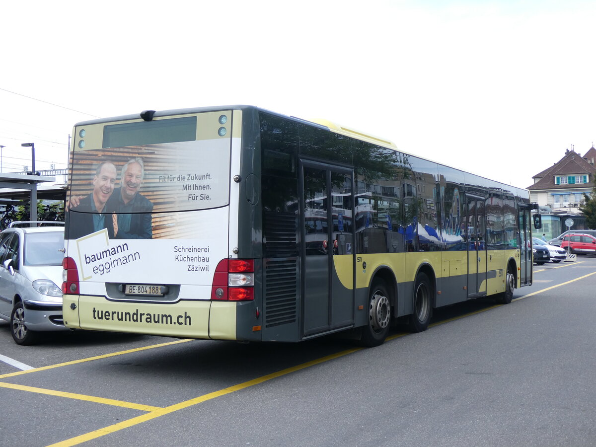 (261'857) - STI Thun - Nr. 188/BE 804'188 - MAN am 1. Mai 2024 in Thun, CarTerminal