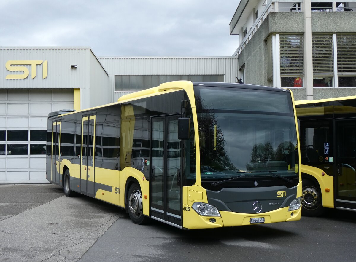 (262'157) - STI Thun - Nr. 405/BE 843'405 - Mercedes am 5. Mai 2024 in Thun, Garage