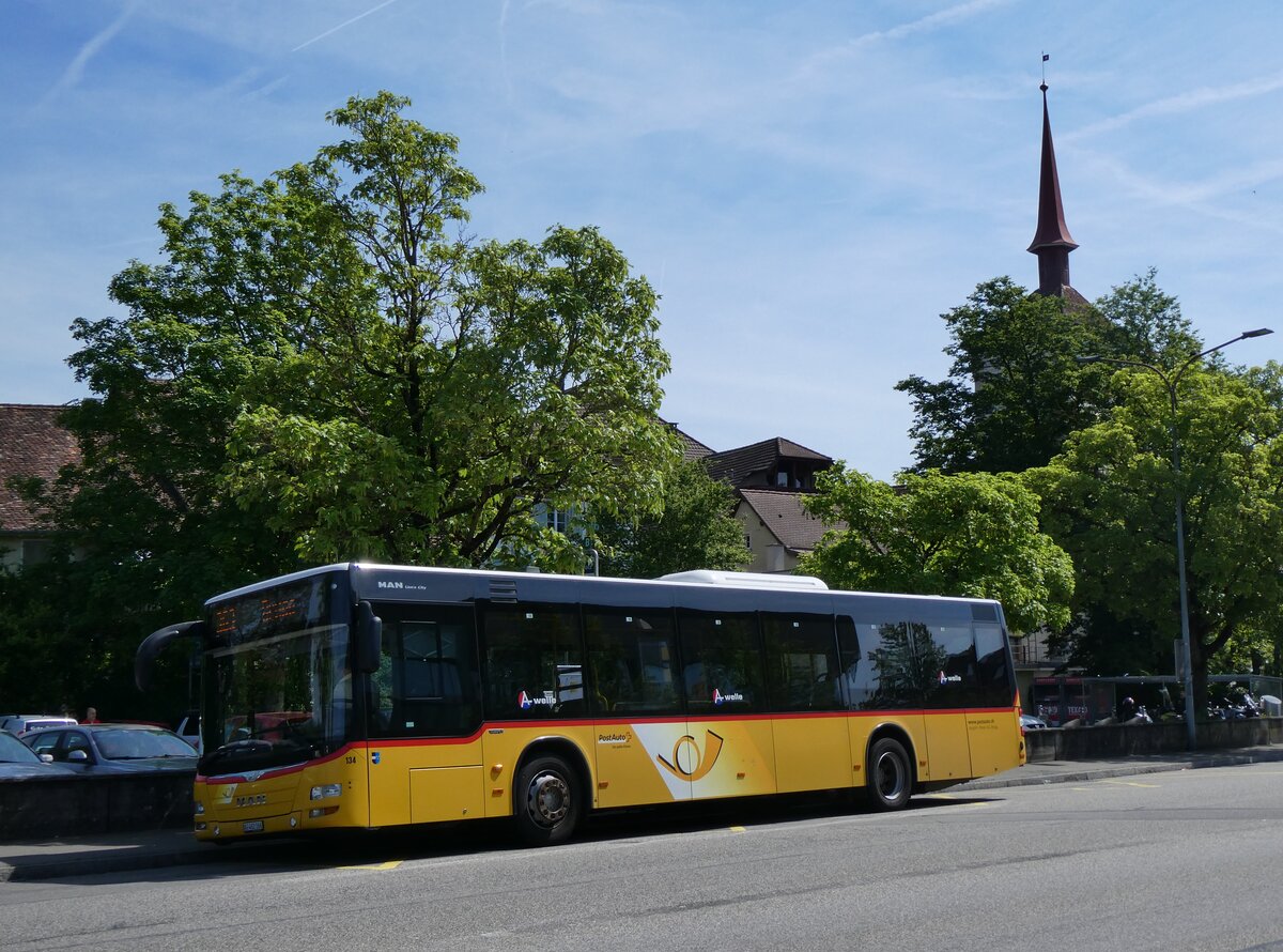 (262'317) - Voegtlin-Meyer, Brugg - Nr. 134/AG 462'166/PID 10'630 - MAN am 12. Mai 2024 in Mellingen, Lindenplatz