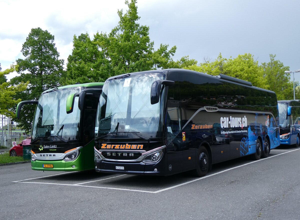 (262'364) - Zerzuben, Visp-Eyholz - Nr. 15/VS 549'315 - Setra am 14. Mai 2024 in Thun, Seestrasse