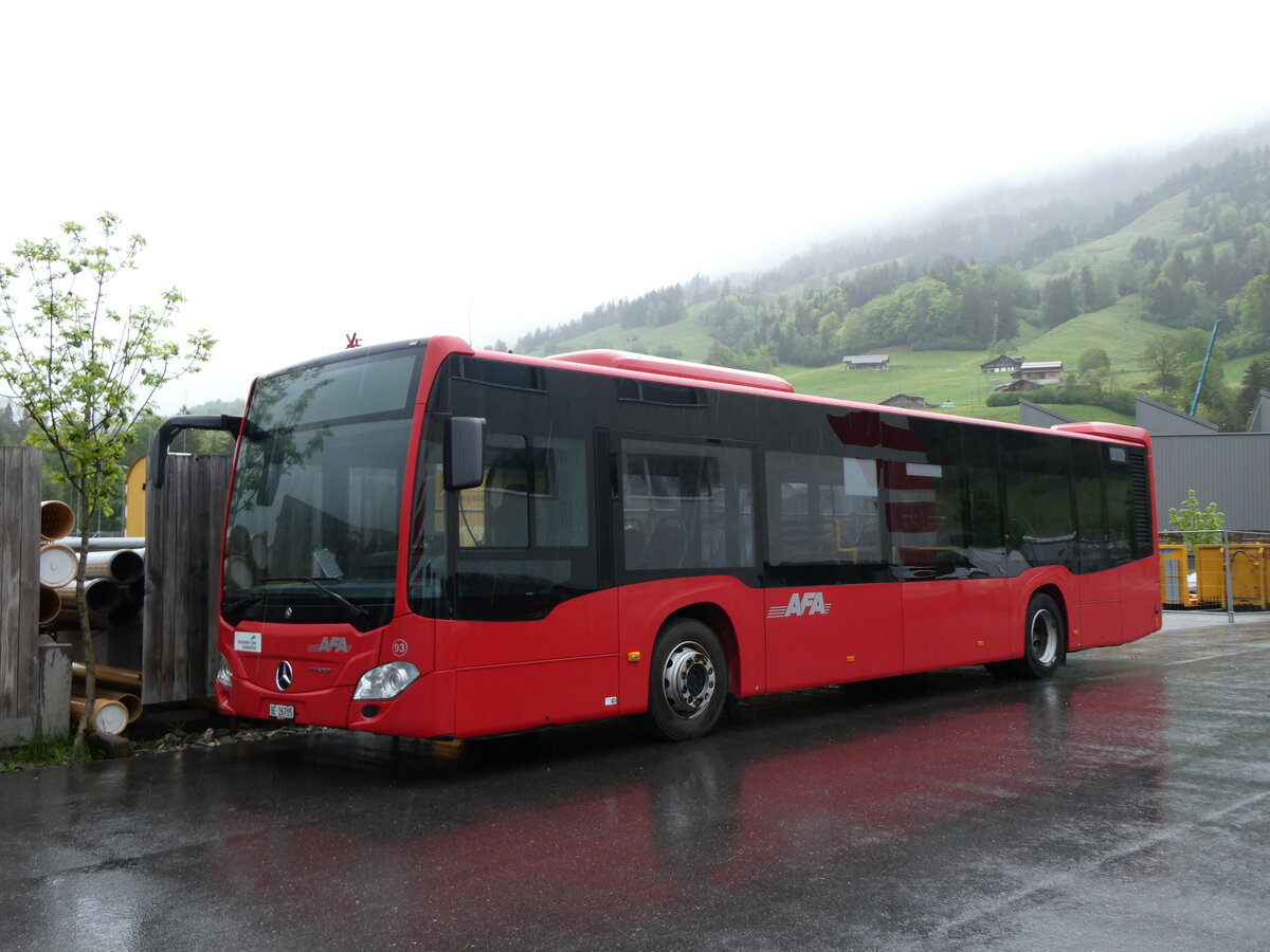 (262'373) - AFA Adelboden - Nr. 93/BE 26'705 - Mercedes am 15. Mai 2024 in Frutigen, Garage