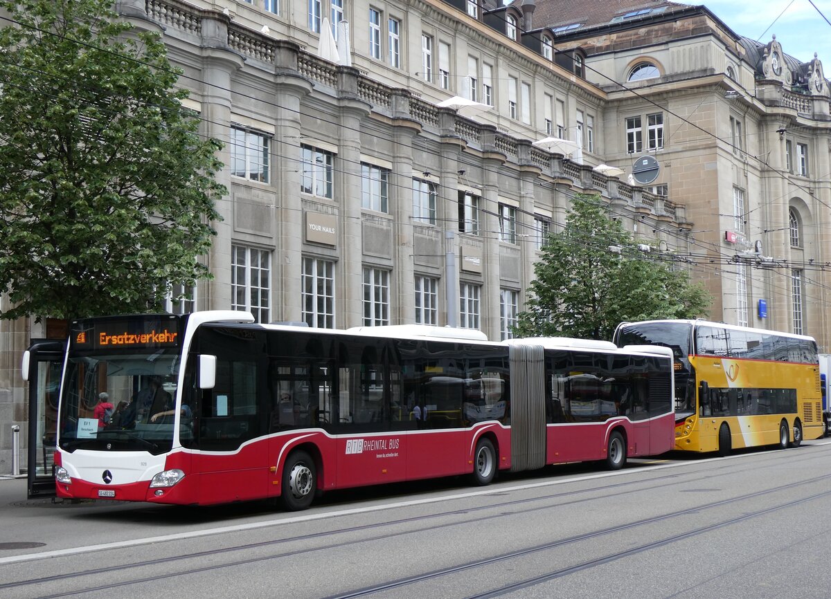 (262'867) - RTB Altsttten - Nr. 928/SG 482'224 - Mercedes (ex Wiener Linien, A-Wien Nr. 8740) am 24. Mai 2024 beim Bahnhof St. Gallen