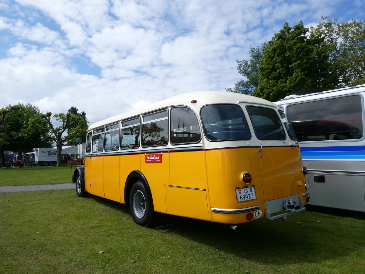 (262'934) - Blchlinger, Endingen - AG 69'937 - Saurer/Tscher (ex Dubach, Walde; ex Spescha, Andiast) am 25. Mai 2024 in Arbon, Arbon Classics