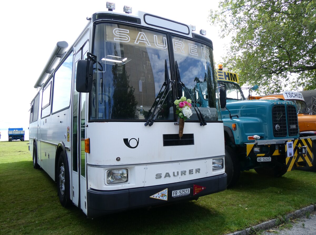 (262'945) - Cassella, Le Chtelard - FR 52'523 - Saurer/Lauber (ex Epiney, Ayer) am 25. Mai 2024 in Arbon, Arbon Classics