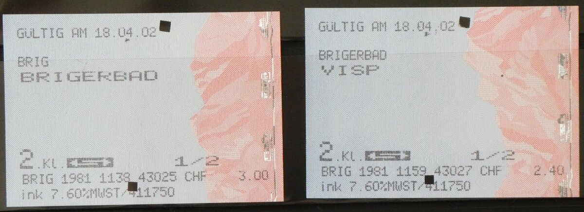 (263'156) - PostAuto-Einzelbillette vom 18. April 2002 am 26. Mai 2024 in Thun