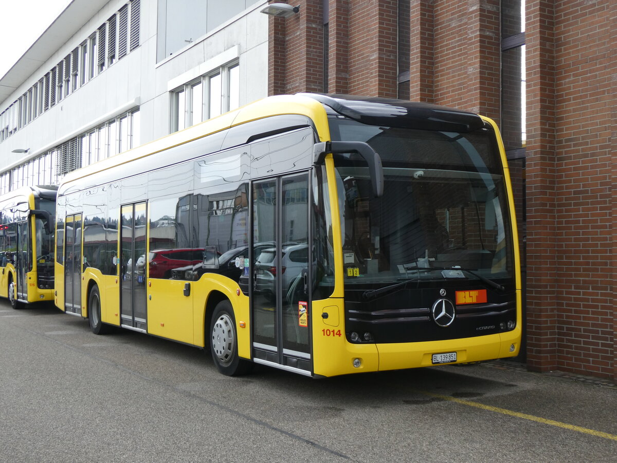 (263'454) - BLT Oberwil - Nr. 1014/BL 139'851 - eMercedes am 8. Juni 2024 in Oberwil, Depot Hslimatt